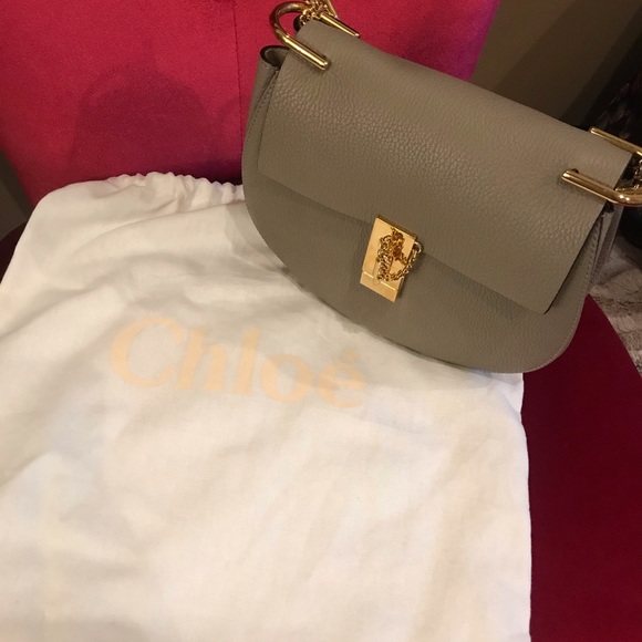 CHLOE Drew Shoulder Bag Motty Grey - Picture 4 of 8
